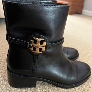 Tory Burch Mid Leather Boot